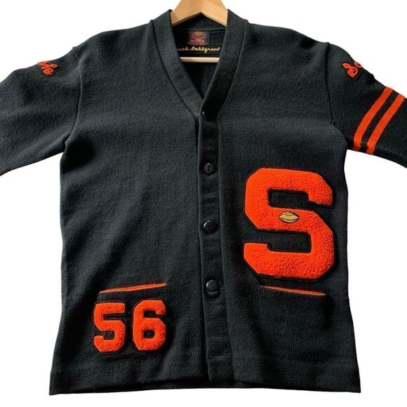 Vintage 1950’s Wool Letterman Varsity Sweater - Picture 6 of 10